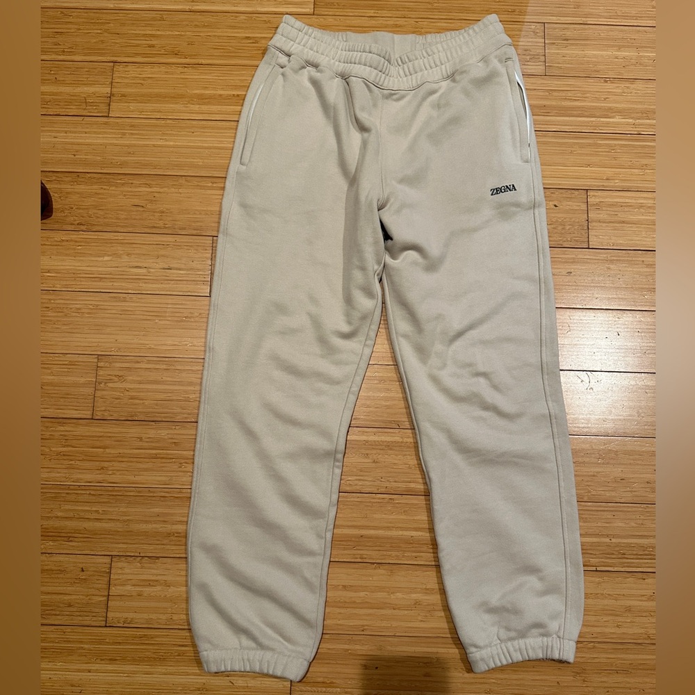 ZEGNA Rubberized  Logo Track Pants